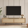 TV-taso Bayeaux, 160x36cm, 2 juuttikuvioitua ovea Tarjous