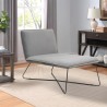 Tuoli sohvapenkki moderni minimalistinen suunnittelu sametti Dumas Tarjous