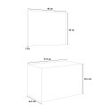 Easy 90 allaskaappi ja pesuallas 90 cm sekä LED-peili Alennukset