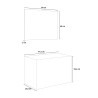 Easy 90 allaskaappi ja pesuallas 90 cm sekä LED-peili Alennukset