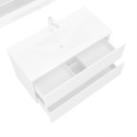 Easy 100 allaskaappi ja pesuallas 100 cm sekä LED-peili Tarjous