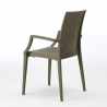 Käsinojalliset tuolit polyrottinkia, baariin, pihalle Bistrot Arm Grand Soleil Alennusmyynnit