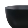 Vapaasti seisova mattamusta kylpyamme Heraklia Dark 170x75cm, soikea Alennusmyynnit