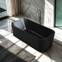 Vapaasti seisova mattamusta kylpyamme Lemno Dark 170x75cm  Tarjous