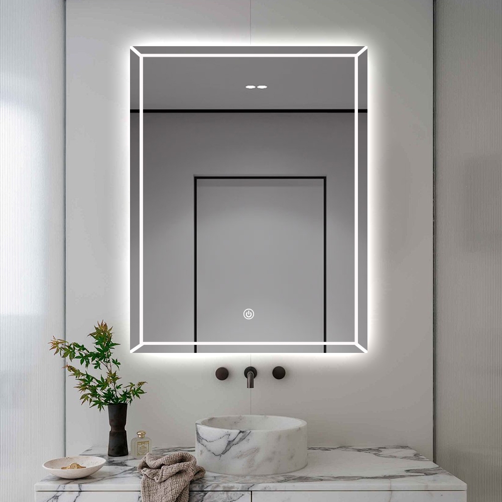 Kylpyhuoneen valopeili Vindur XL, huurtumaton, taustavalaistu 70x90 cm Tarjous Kylpyhuoneen valopeili Vindur XL, huurtumaton, taustavalaistu 70x90 cm Tarjous