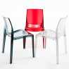 Tuoli läpinäkyvä, keittiö ruokapöytään Femme Fatale Grand Soleil Design polykarbonaatti Hinta