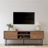 Moderni teollinen TV-taso Rodez, puuta ja metallia, 140x40x50 cm Tarjous