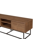 Moderni teollinen TV-taso Rodez, puuta ja metallia, 140x40x50 cm Tarjous