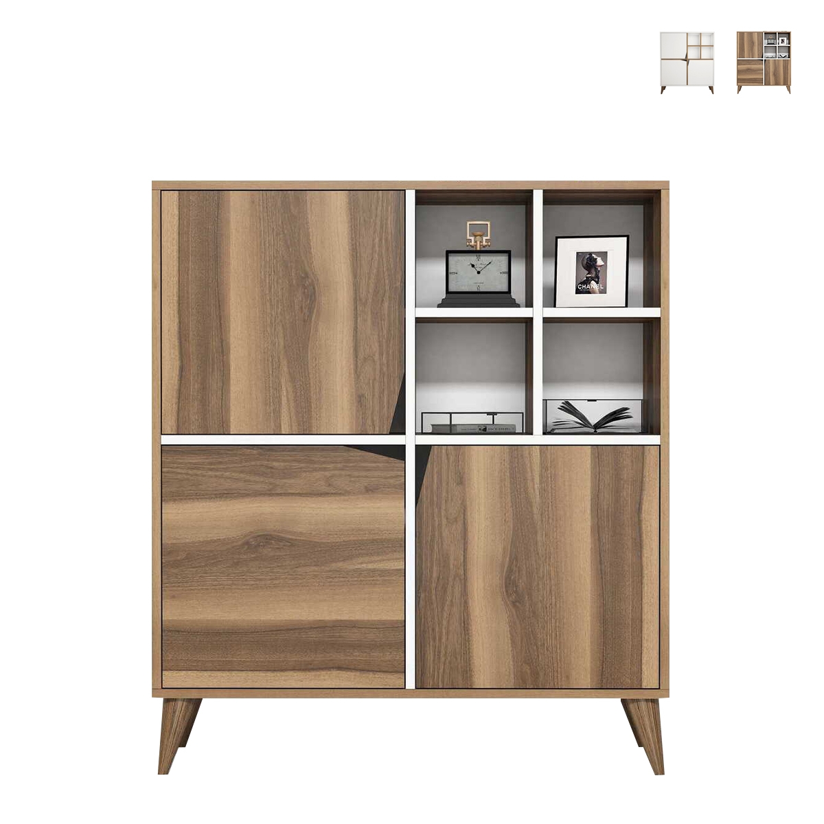 Monikäyttöinen säilytyskaappi eteiseen ja olohuoneeseen, ovet, 100x115x30 cm, Pulse Tarjous Monikäyttöinen säilytyskaappi eteiseen ja olohuoneeseen, ovet, 100x115x30 cm, Pulse Tarjous