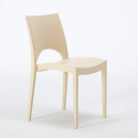 Musta neliöpöytä 70x70cm ja kaksi värikästä tuolia Paris Mojito Ominaisuudet