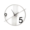 Moderni ja minimalistinen seinäkello 65x60cm metallia Rondo Tarjous