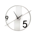 Moderni ja minimalistinen seinäkello 65x60cm metallia Rondo Tarjous