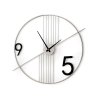 Moderni ja minimalistinen seinäkello 65x60cm metallia Rondo Tarjous