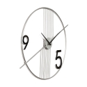 Moderni ja minimalistinen seinäkello 65x60cm metallia Rondo Alennusmyynnit