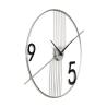 Moderni ja minimalistinen seinäkello 65x60cm metallia Rondo Alennusmyynnit