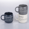 Victionary L - 3-osainen pinottava kivitavaramukisarja, 350 ml, teksteillä Tarjous