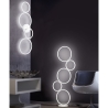 Nural - Moderni LED-lattiavalaisin, 5 rengasta, himmennettävä valo Myynti