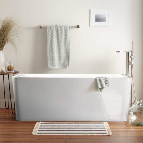Vapaasti seisova kylpyallas, valmistettu hartsista, klassinen design Andro Tarjous