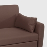 Ulosvedettävä vuodesohva 2 paikkaa moderni design kankaasta Porto Rico 