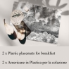 Setti 2 eleganttia vintage-tyylisiä aamupalatablettia Nuvole Myynti
