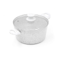 Bisetti Stonewhite tarttumaton kattila 24cm puuvalkoinen kahva Tarjous