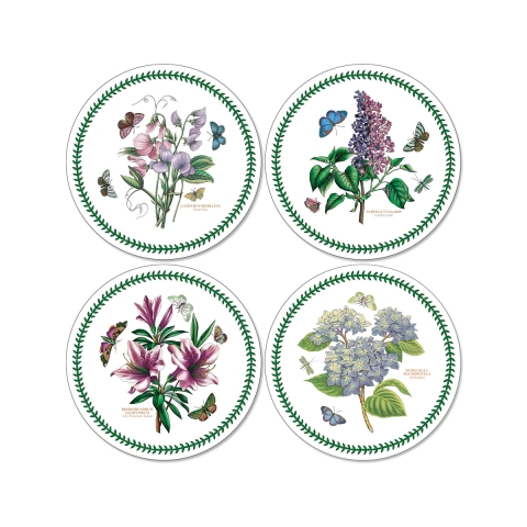 4 kappaleen pyöreä pöytätablettisetti Portmeirion Botanic Garden Tarjous
