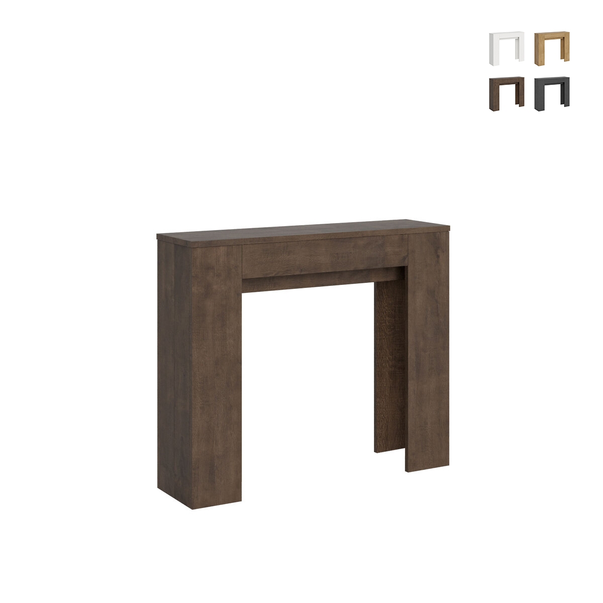 Jatkopöytä ruokasaliin tai keittiöön 8 hengelle 90×25-181 Slick Alennukset