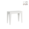 Laajennettava minimalistinen konsolipöytä 10 hengelle 90x42-198 Isotta Small Tarjous