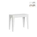 Laajennettava minimalistinen konsolipöytä 10 hengelle 90x42-198 Isotta Small Tarjous