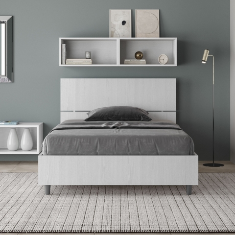 Letto una piazza e mezza contenitore testiera alta 120×190 Demas Tarjous