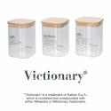 Victionary lasipurkkisetti 3 kpl 10x14 cm kahville, sokerille ja suolalle Tarjous
