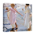 Canvas-taulu: Time for a Bathe Valencia Joaquín Sorolla y Bastida Tarjous