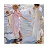 Canvas-taulu: Time for a Bathe Valencia Joaquín Sorolla y Bastida Tarjous