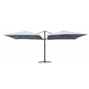 Iso aurinkovarjo 3x3 kaksiosainen alumiinivarsi, baariin, hotelliin, ravintolaan Oslo Ominaisuudet