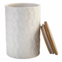 Setti 3 keittiöpurkkia keraamista kannella Shade of Shape Geometrie Alennukset