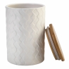 Setti 3 keittiöpurkkia keraamista kannella Shade of Shape Geometrie Alennukset
