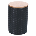 Setti: 3 keittiöpurkkia keramiikasta, kansi Shade of Shape Geometrie Mitat