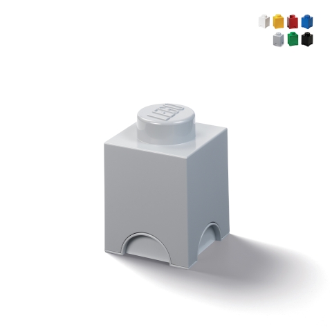 Pinottava neliömäinen tiilimuotoinen säiliö LEGO Brick 1 bottoncino Tarjous