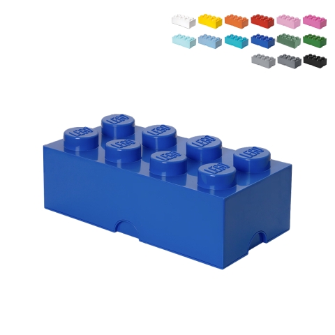 Pinottava säilytysastia kannella LEGO Storage Brick 8 bottoncini Tarjous