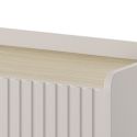 Moderni matala TV-taso, 2 kääntöovea, beige, 153x50x38 Bitter Luettelo