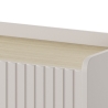 Moderni matala TV-taso, 2 kääntöovea, beige, 153x50x38 Bitter Luettelo