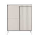 Korkea designkaappi, 3-ovinen, olohuoneeseen tai eteiseen, Kergi Tarjous