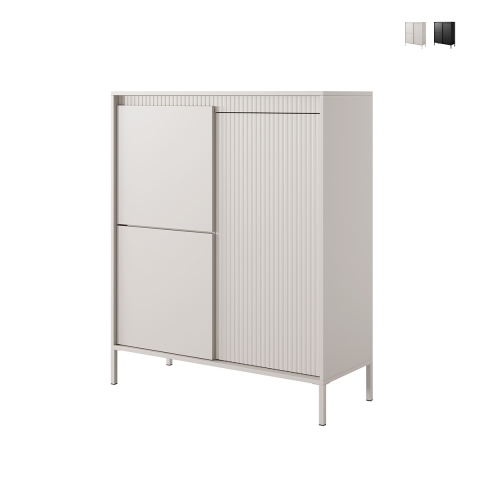 Korkea designkaappi, 3-ovinen, olohuoneeseen tai eteiseen, Kergi Tarjous