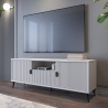 Danielle matala tv-taso olohuoneeseen, 2 ovea ja laatikko, 153x40x61 Myynti