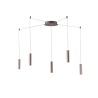LED-kattovalaisin 5 riippuvalaisimella, moderni muotoilu Candle Myynti
