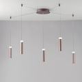 LED-kattovalaisin 5 riippuvalaisimella, moderni muotoilu Candle Tarjous