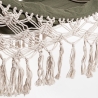 Boho chic -tyylinen puuvillainen puutarhakeinu 200x100 Bizzotto Eldoris Myynti