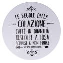 Valkoinen ulkohuonekalusetti, 2 taitettava tuolia, Le Regole della Colazione Alennukset
