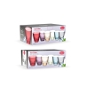 6 kpl värikäs lasinen vesilasisetti 330 ml Color Valinta