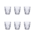 Setti 6 vesilasia 340 ml kirkasta lasia Celine Tarjous